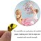 Gold 1Inch Foil Metallic Glitter Round Tissue Paper Confetti Table Decoration Confetti Dot Pastel Bulk Table Scatter Confetti Paper for Packaging Wedding Bachelorette Baby Shower Party, 5000PCs